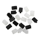 20 X Plastic ring jewelry display black white 27x16MM P8E3