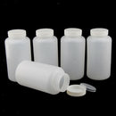 1000ml 5pcs Plastic Reagent Bottle Blue Screw Cap Sample Vials with Lid