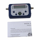 Fasdga Digital LCD Satellite Finder Signal Strength Meter Dish Blue