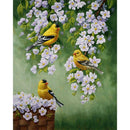 5D DIY Diamond Painting Bird Flower Cross Stitch Embroidery Rhinestones Kit