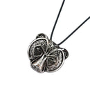 Exotic Talisman Viking Bear Head Pendant Necklace Religion Leather Chain