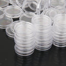 200Pc Sheer Memorial Coin Capsules Coins Case Boxes Container Holder 20/25mm