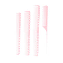 4 Pcs/Set Anti-Static Pink Hairdressing Comb Barber Hair Different Combs SeS Hn