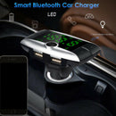 Bluetooth Car Kit FM Transmitter Wireless Radio Adapter USB Charger MP3 Player