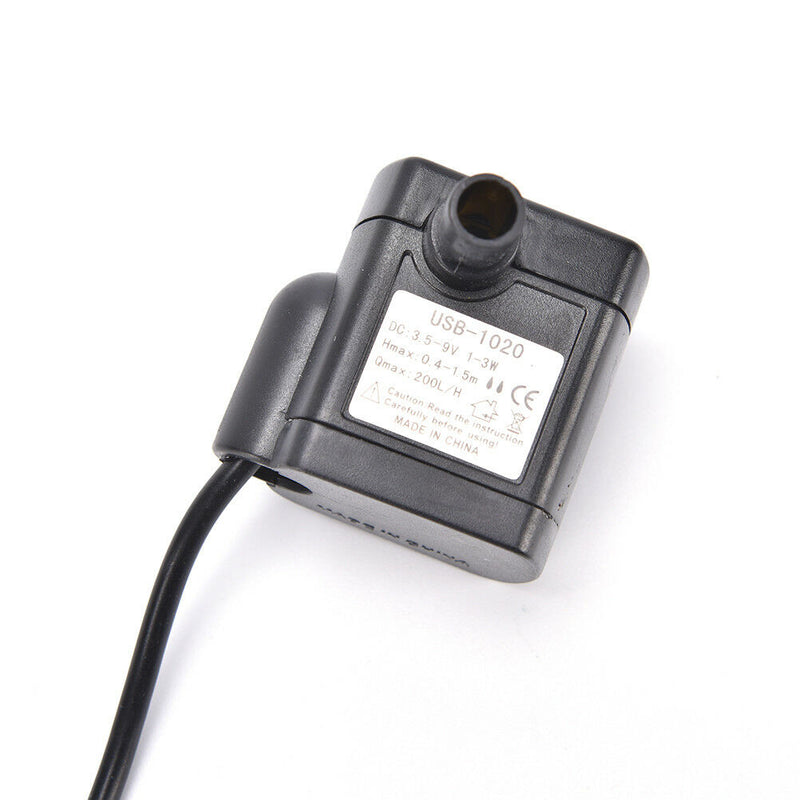 DC 3.5V-9V 3W USB Submersible Fountain Pond Water Pump Aquarium Fish Tank M&O
