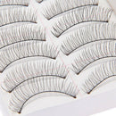 False Eyelashes--10 pairs Fiber Reusable False Eyelashes Eye Makeup G6W6