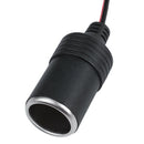 Car Battery Terminal Clip-on Cigarette Lighter Power Socket Adaptor 12v Cam