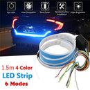 150CM 12V Car Tail Brake Led Light Trunk Strip Dynami Streamer Signal DRL LampLJ