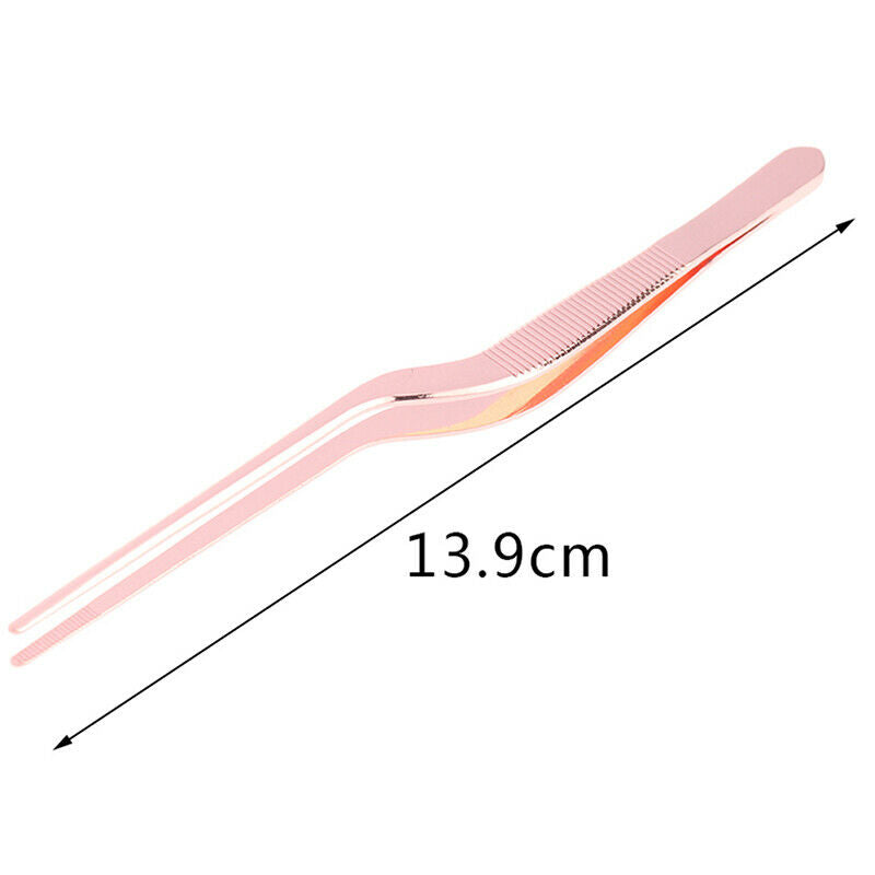 Barbecue Tong Tweezer Chef Pliers Plating Chef Food Tweezer BBQ Clip Serv_AU Bj