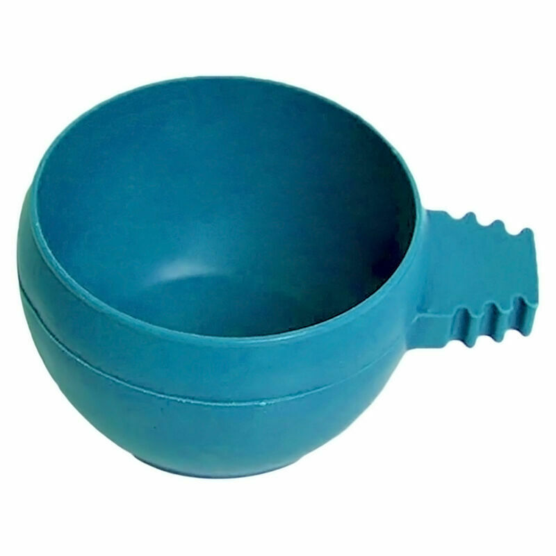 Bird Parrot Pet Cage Aviary Plastic Round Food Feeding Cup Supplies -AU Sale