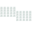 40Pcs Plastic Flower Panels Racks Flower Wall Bracket Floral Decorations DIY
