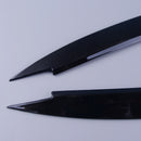 2PCS Black Head Light Brow Eyelid Cover Trim Fit for VW Golf MK7 GTI 13-18