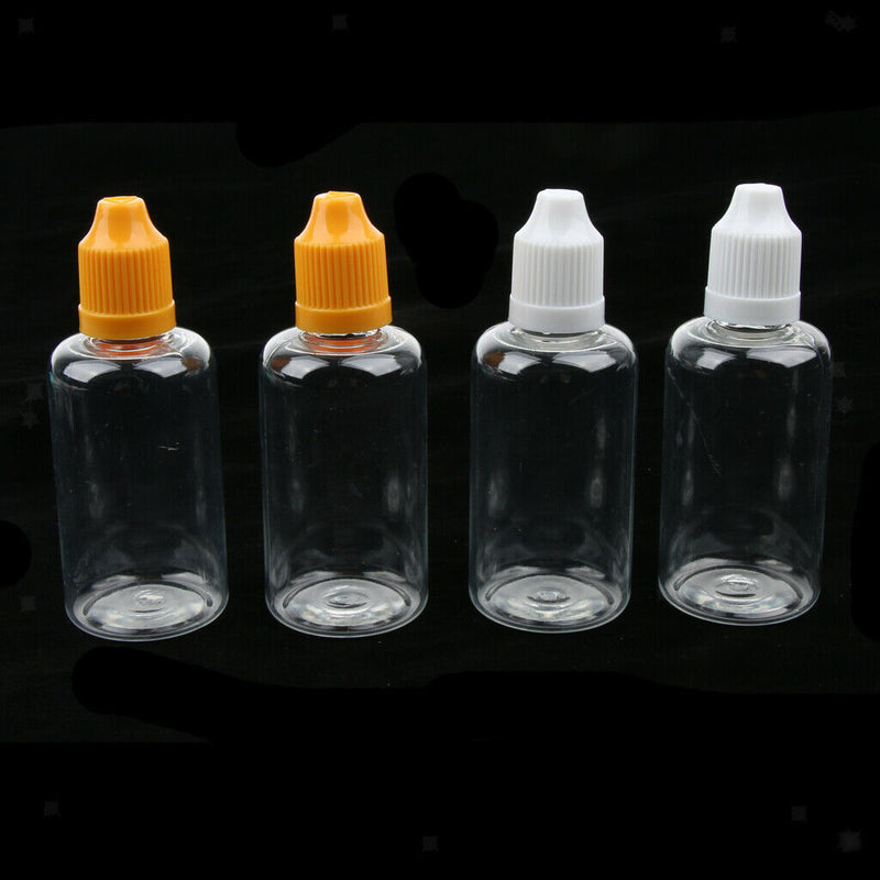 40x Portable Precision Dropper Bottles Juice Liquid Glue Container 50ml