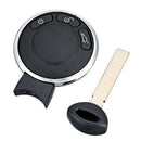 Remote Entry Uncut Car Key Fob Replacement Case Shell Button Pad for BMW Mi