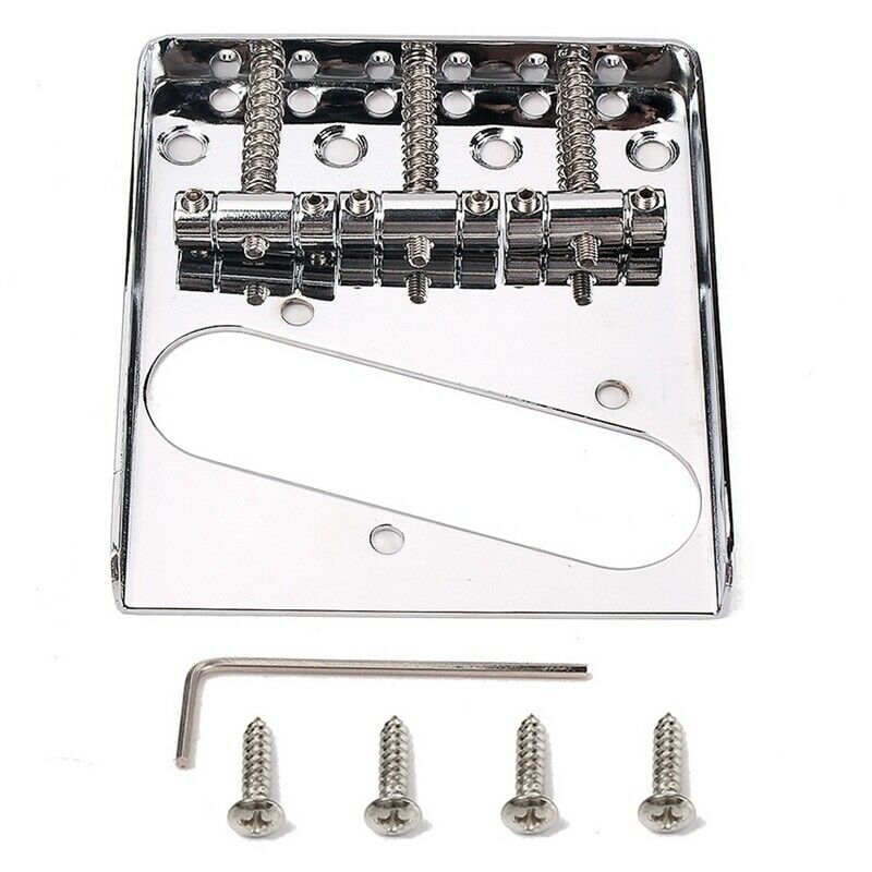 3 Tl Saddle Ashtray Saddle Bridge with Screws for Fender Telecaster Tele El