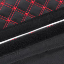 2pcs Car Seat Belt Cover Shoulder Pads Covers Cushion Set(Red Black)