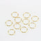 50pcs Hair  Braid Rings Shell Feather Cross Hair Loops Clips Accessories