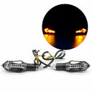 2Pcs Motorcycle Turn Signal 12Led Indicator Locomotive Universal Turn Signa