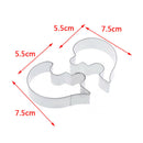 Love Puzzle Cookie Cutter Stainless Steel Wedding Fondant DIY Pastry Baking MBX