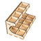 DIY Wooden Paint Rack Ink Storage Organizer 2-layer 12-grid