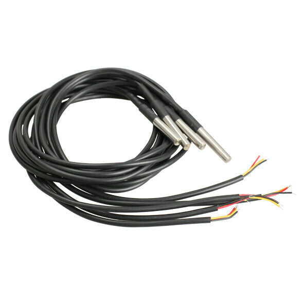 5pcs DS18b20 Waterproof Temperature Sensors Temperature Transmitter A