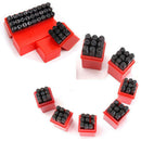 2 Sets of 18 Pieces Number Punch Set For Stamping Metal - 10mm & 3mm