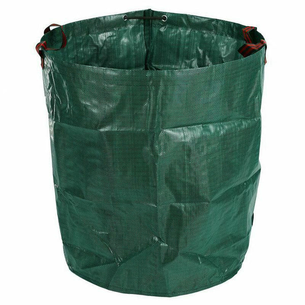 270L Garden Waste Bag Large Strong Waterproof Heavy Duty Reusable Foldable