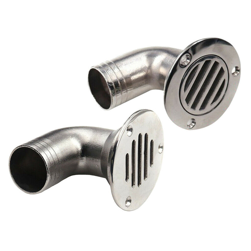 316 Stainless Steel 90 Degree Elbow Floor Drain Thru Marine Heavy Duty