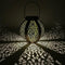 Outdoor Lighting Solar Power LED Hanging Hexagonal Garden Yard Light Lamp A
