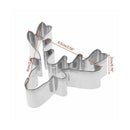 Stainless Steel Cookie Cutter Biscuit Christmas Deer Reindeer Head Mould T8P5