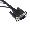 VGA Male To HDMI Output 1080P + Audio AV HDTV Video Cable Converter Adapter