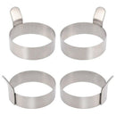Egg-Shaped Ring,7.5.9 Cm Stainless Steel Oval Mold Cooking Non-Stick Pancak