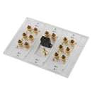 Home Theater 7.1 Surround Sound Speaker Wall Plate + HDMI + Audio Banana