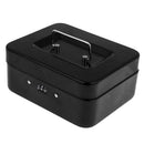 Small Cash Box Piggy Bank Money Box With Combination Lock For Security Black
