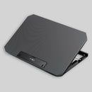 Portable 15.6"-17" Notebook Laptop Cooler Pad 2 Fans 2 USB Ports Black