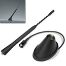 Universal Car Black Roof Amplified Base + Radio Mast Whip Antenna
