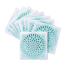 10pcs Disposable Floor Drain Filters Sink Strainer Bathroom Hair Catcher