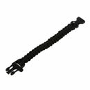 Paracord Parachute Cord Bracelets Buckle Survival Camping Black A7A4