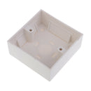 86x86mm Wall Plate Box Universal White Socket Switch Back Boxes
