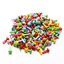 200 Pcs Mixed Color 4.5mm Mini Brads DIY Paper Craft Stamping Scrapbooking New