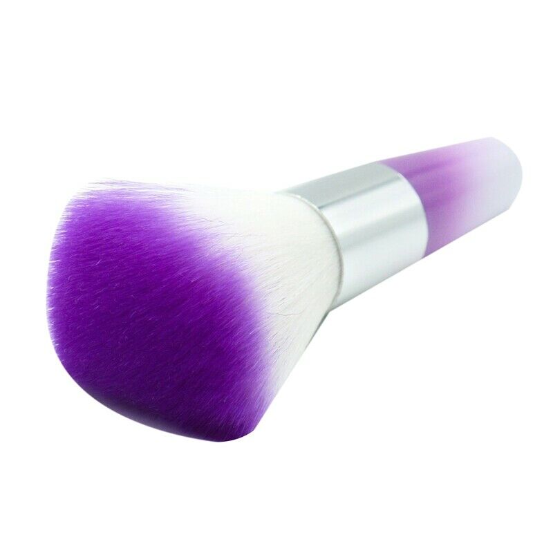 2Pack Nail Art Dust Brush,Nails Polish Remover for Acrylic and Makeup Powde D1P2