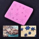 Silicone XMAS Snowflake Frozen Snow Mold Fondant Cake Chocolate Mould Decoration