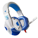 Gaming Headsets Luminous Headphones with Mic for PC[Blue]