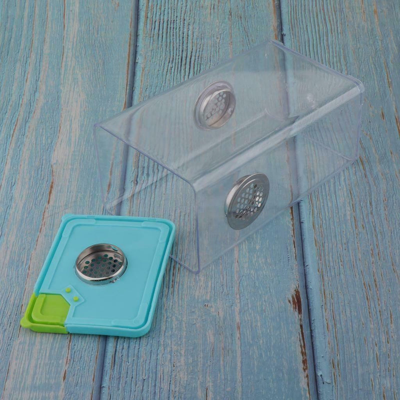 Set Of 2 Plastic Reptile Insect Spider Incubation Box Amphibians Breeding Boxes