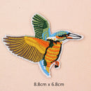 8pcs Mixed Patches Birds for Clothing Iron On Embroidered Applique DIY Decor