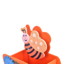 Cute Wooden Pen Pencil Holder Stationery Organizer Storage Office Container OH