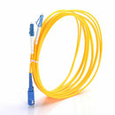 9/125 2Pcs LC-SC Duplex Fiber Optic Cable Patch Cord Jumper  Singlemode 3 Meters