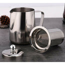 Stainless Steel Teapot with Removable Tea Infuser Strainer Filter, Hot Water