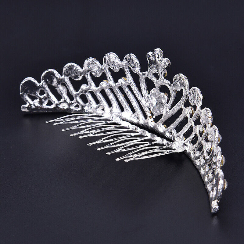 New Bride Wedding Rhinestone Heart-shaped Comb  Crown Tiara Wedding Accessori!o