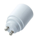 2 Packs White LED Light GU10 to E27 Plug Adapter G8P7